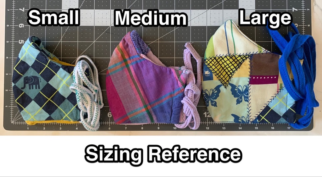 Sizing Reference - CP Face Masks